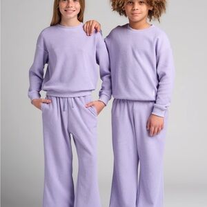 Comfrt waffle Lavender Lounge Set.  Unisex